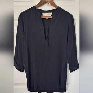 Rory Beca black Silk Top Size Small EUC
